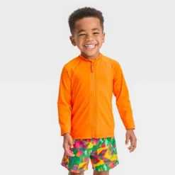 Toddler Solid Rash Guard Top - Cat & Jack™ Orange -CAT & JACK Shop GUEST e8d9c43b 3e1b 49e2 8b73 084bc37e60ce