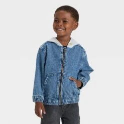 Toddler Boys' Denim Hooded Jacket - Cat & Jack™ Medium Wash 5 Toddler Boys' Denim Hooded Jacket - Cat & Jack™ Medium Wash -CAT & JACK Shop GUEST eab8a40f 362c 40c2 af26 fcc1a53088ae