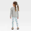 Toddler Girls' Rainbow Long Sleeve Top & Leggings Set - Cat & Jack™ Gray