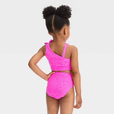 Toddler Girls' One Shoulder Bikini Set - Cat & Jack™ 2 Toddler Girls' One Shoulder Bikini Set - Cat & Jack™ - Image 2