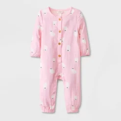 Baby Girls' Ghost Gauze Long Sleeve Romper - Halloween - Cat & Jack™ Light Pink -CAT & JACK Shop GUEST f19f22a0 47f6 4183 bfc9 1508b44b5f15
