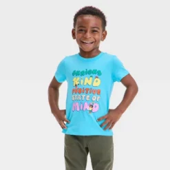 Toddler Boys' Short Sleeve State Of Mind Graphic T-Shirt - Cat & Jack™ Turquoise Blue -CAT & JACK Shop GUEST f1c5c2e3 c23d 4991 9674 3c1bba626761