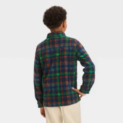 Boys' Micro Fleece Button-Down Shirt - Cat & Jack™