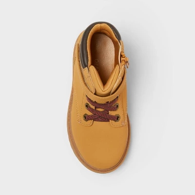 Toddler Eban Hiker Boots - Cat & Jack™ Tan 2 Toddler Eban Hiker Boots - Cat & Jack™ Tan - Image 2