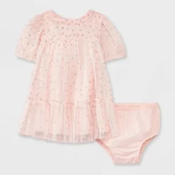 Baby Girls' Foil Tulle Dress - Cat & Jack™ Orange -CAT & JACK Shop GUEST f7bb4212 27c0 4213 bde4 225293372da3