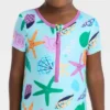 Toddler Girls' Seashell One Piece Swimsuit - Cat & Jack™ Blue -CAT & JACK Shop GUEST f80c76d0 e097 4916 ab45 679ad845e9bc