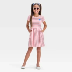 Girls' Short Sleeve Knit Dress - Cat & Jack™ -CAT & JACK Shop GUEST fa92db26 621f 42d7 9811 c1d26c395ff7