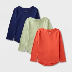 Toddler Girls' 3pk Solid Shirt Set - Cat & Jack™ Blue/Olive Green/Orange 5 Toddler Girls' 3pk Solid Shirt Set - Cat & Jack™ Blue/Olive Green/Orange -CAT & JACK Shop GUEST fb6a4206 b695 4306 9d60 5cd56d802f41