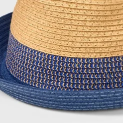Boys' Straw Fedora Hat - Cat & Jack™ Navy Blue 3 Boys' Straw Fedora Hat - Cat & Jack™ Navy Blue -CAT & JACK Shop GUEST fc2d2600 c357 4ca2 86a2 6c8d5c072186