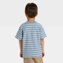 Toddler Boys' Short Sleeve Striped Jacquard T-Shirt - Cat & Jack™